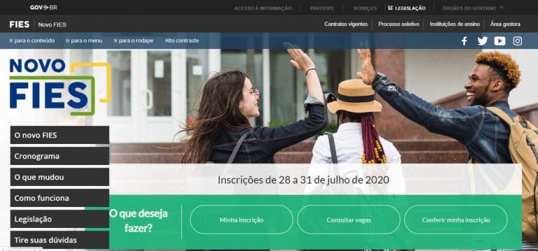 Estão abertas as inscrições do FIES