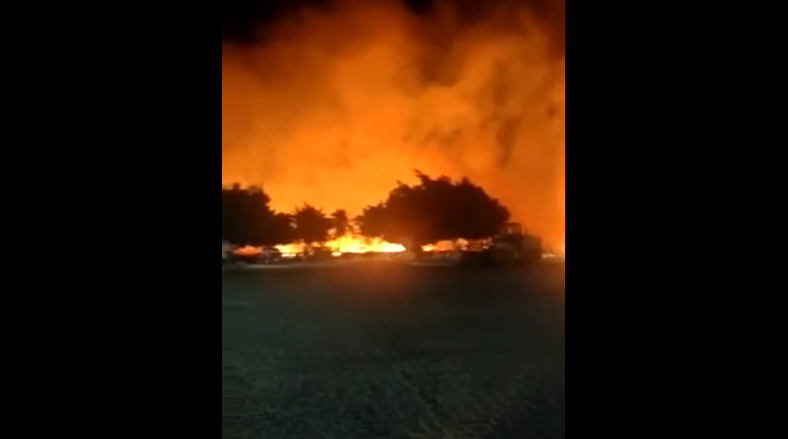 Brigada controla incêndio próximo a posto de combustível em Guanambi