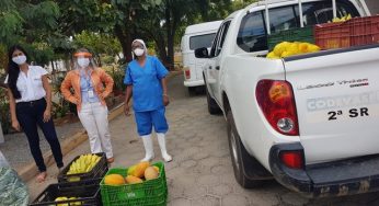 Cooperativa de produtores do projeto de Ceraíma distribui alimentos para entidades filantrópicas