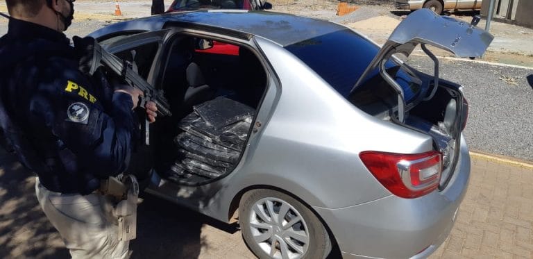 Casal é preso transportando quase meia tonelada de maconha em Luís Eduardo Magalhães