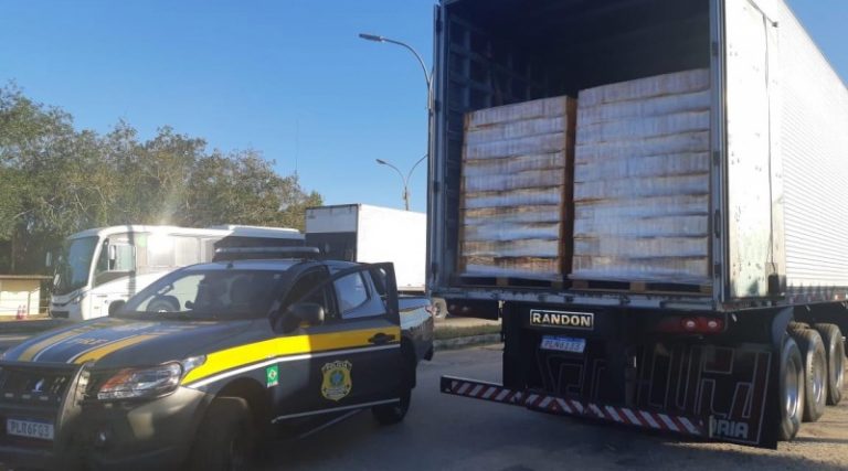Mais uma carga de cerveja sem nota fiscal e apreendida no trecho baiano da BR-116
