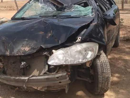 Carro capota na BR-030 em Malhada