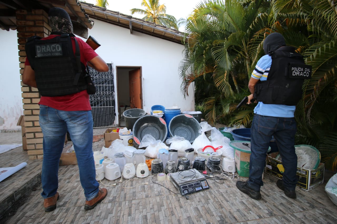 Draco encontra meia tonelada de cocaína e desarticula laboratório na Bahia