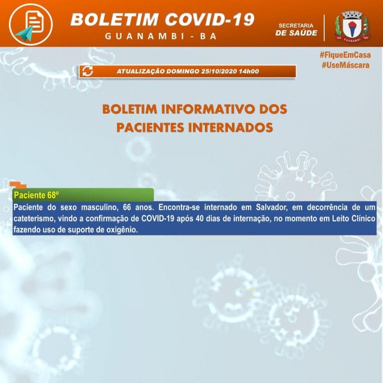 Semana termina com acumulado de 293 casos confirmados e 911 casos suspeitos da Covid-19