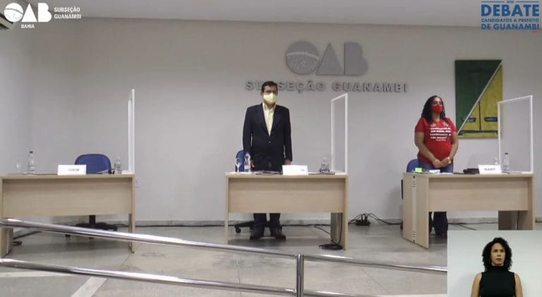 Acompanhe ao vivo o debate da OAB com candidatos à prefeitura e Guanambi
