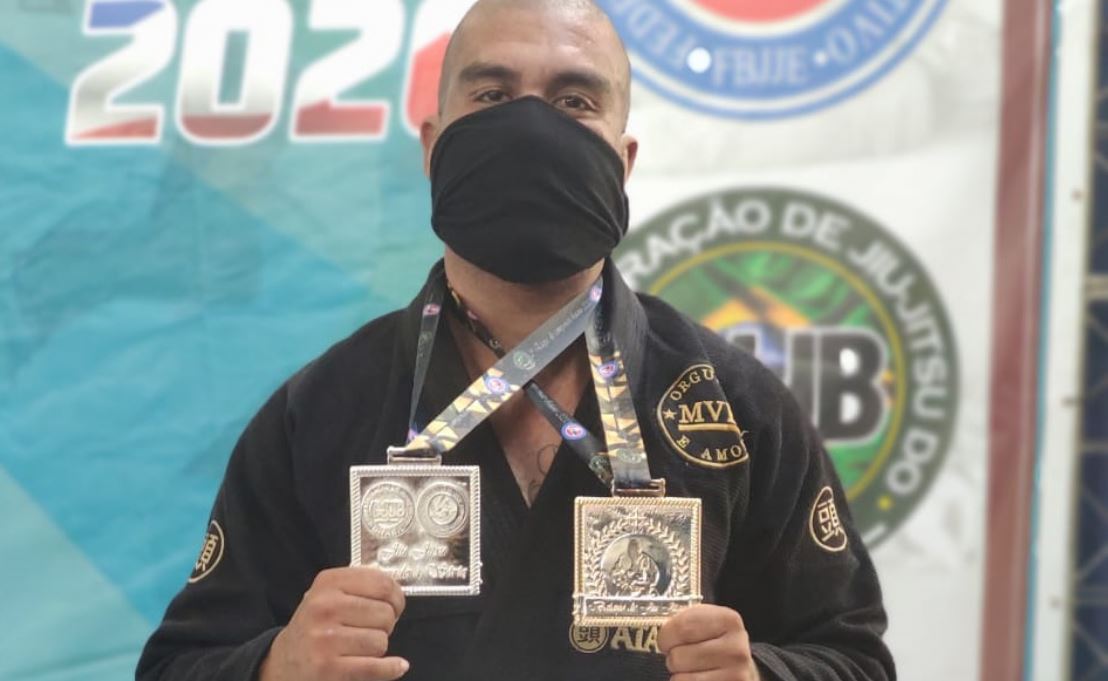 Soldado da PM venceu campeonato baiano de jiu-jitsu pela terceira vez