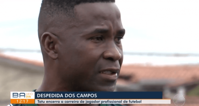 TV Sudoeste faz reportagem da despedida do guanambiense Tatu do futebol profissional