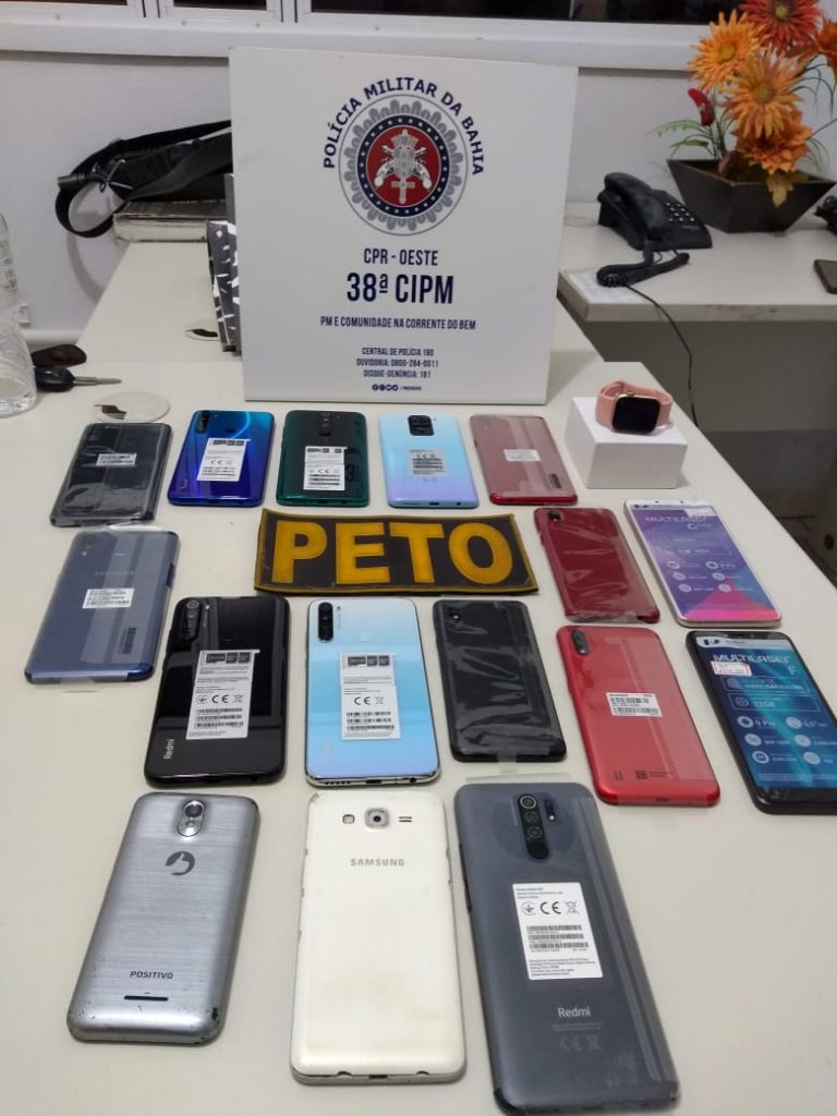 Bom Jesus da Lapa: Polícia recupera 16 aparelhos celulares roubados