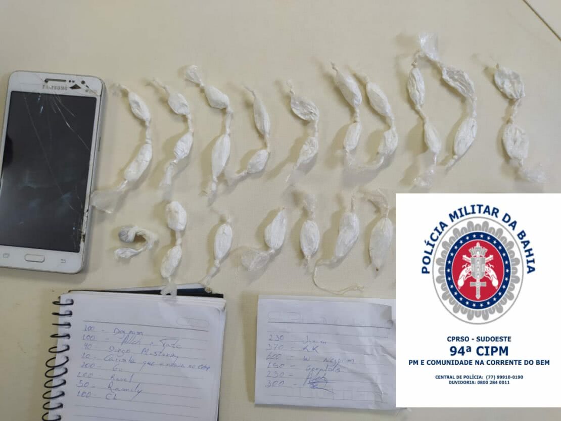 Suspeitos de tráfico de drogas são presos em Caetité