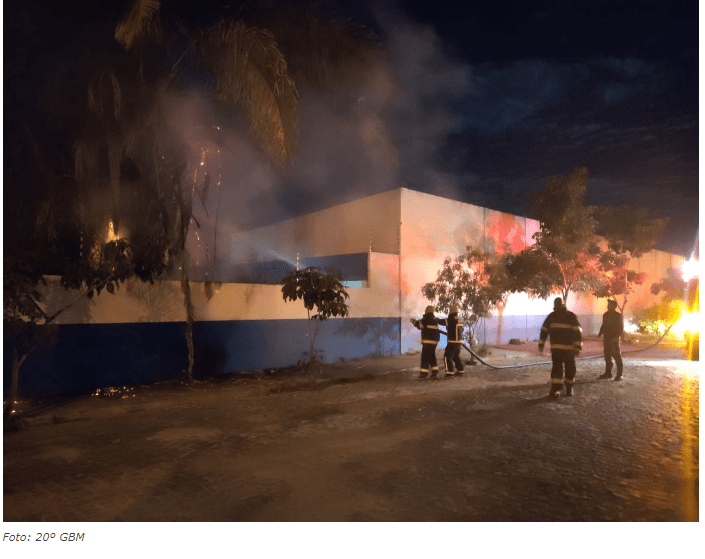 Incêndio atinge prédio da secretaria de Saúde de Bom Jesus da Lapa