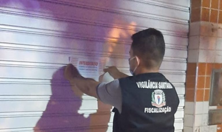 Vigilância interditou bar