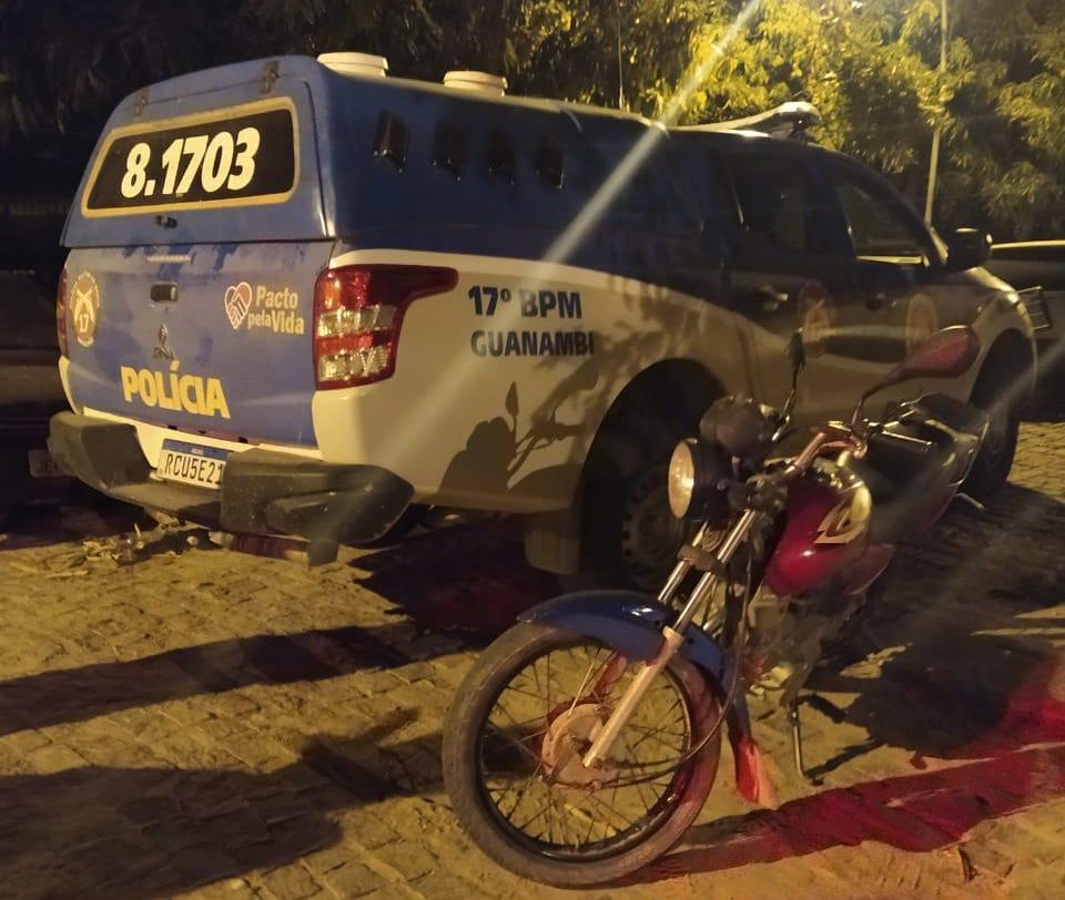 Dois homens são presos com moto furtada em Guanambi