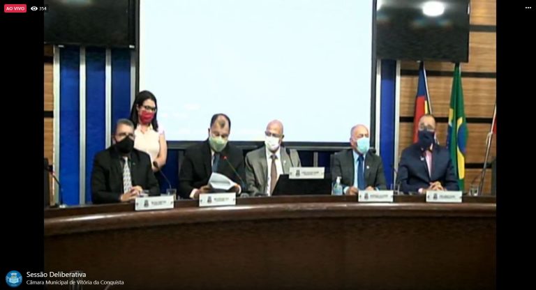Acompanhe a solenidade de posse do prefeito de Vitória da Conquista