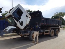 apreensão caminhão exército barreiras