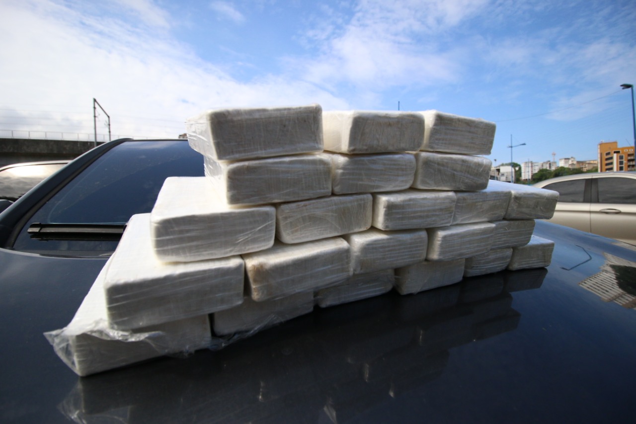 Apreensões de cocaína cresceram 1.000% na Bahia em 2020