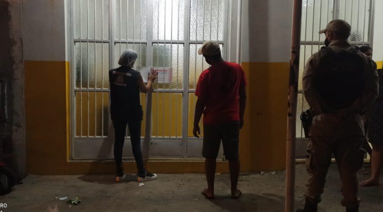 Bar interditado