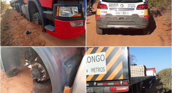 Assaltantes amarraram motorista e roubaram pneus de carreta de empresa guanambiense em MG