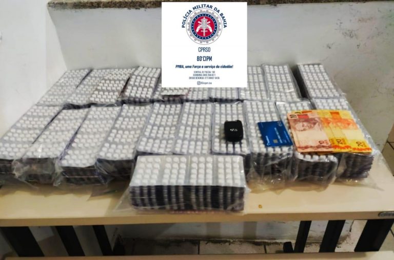 Vendedor de rebite para caminhoneiros na BR-116 foi capturado com 15 mil doses