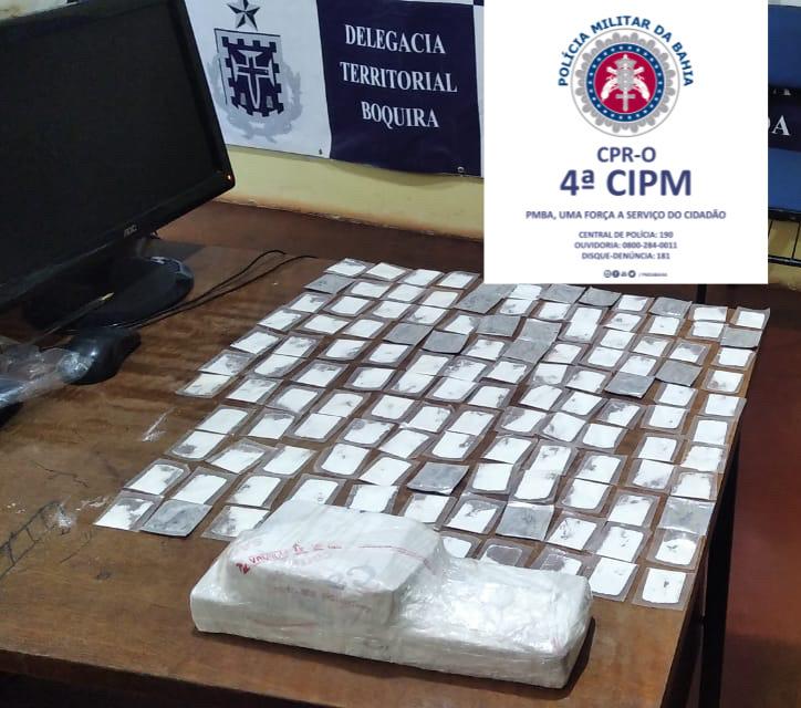 Passageiro foi preso tentando levar drogas de São Paulo para Boquira