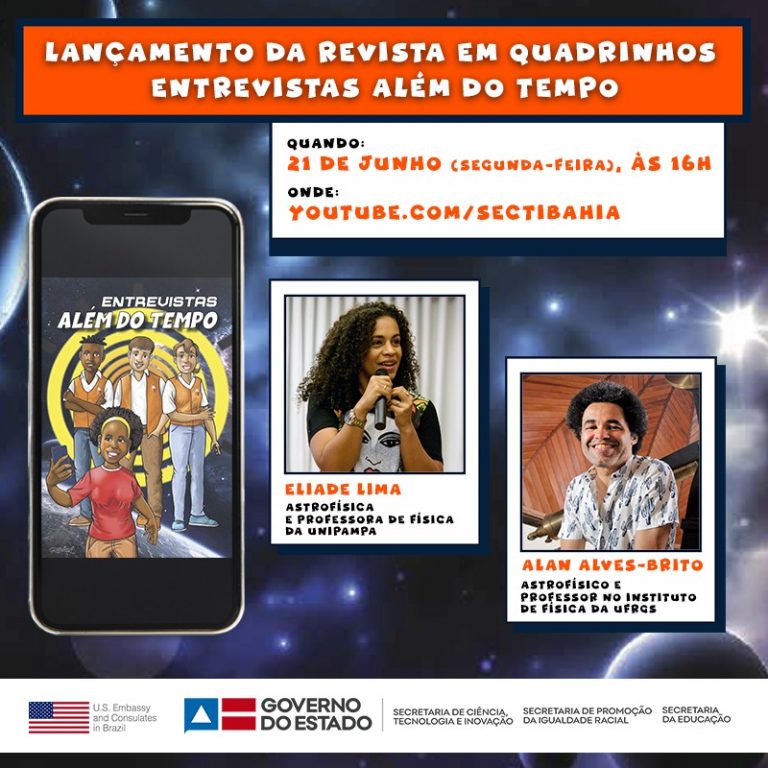 Governo do Estado lança revista em quadrinhos sobre combate ao racismo e incentivo à ciência