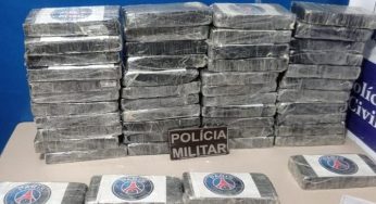 Polícia encontrou 50 quilos de cocaína dentro de carro abandonado em Ibotirama