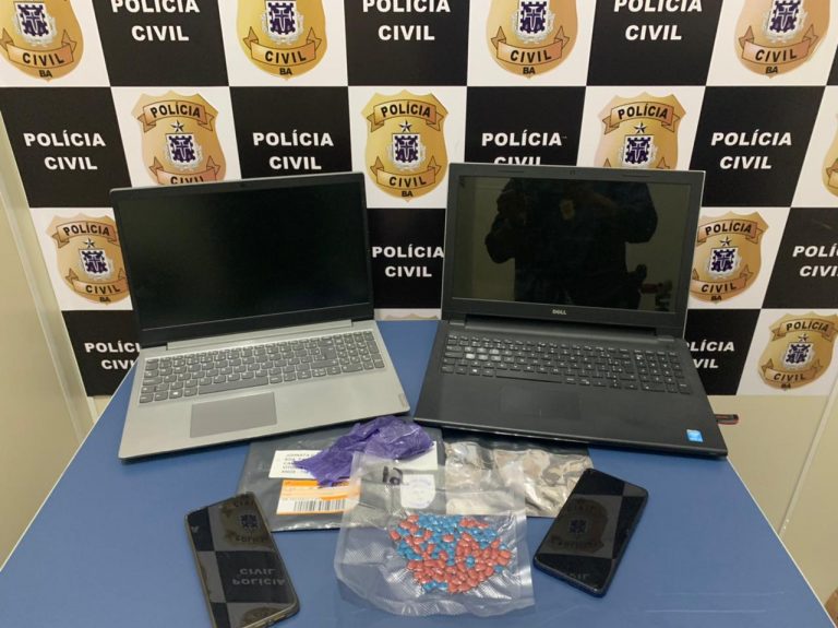 Polícia prendeu dupla com ecstasy enviado pelos Correios em Vitória da Conquista