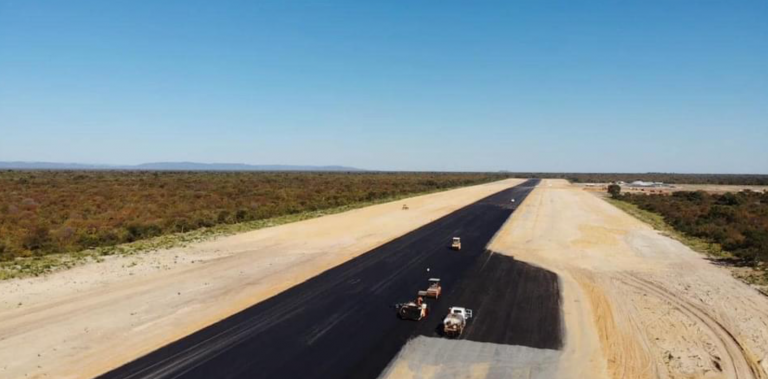 obras do aeroporto de Bom Jesus da Lapa