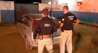 Em Barreiras, PRF e PC cumpriram mandado de prisão e prenderam motorista bêbado por desacato e uso documento falso