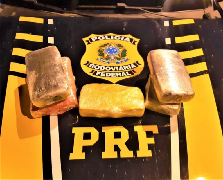Drogas avaliadas em R$ 700 mil são apreendidas em ônibus na BR-101