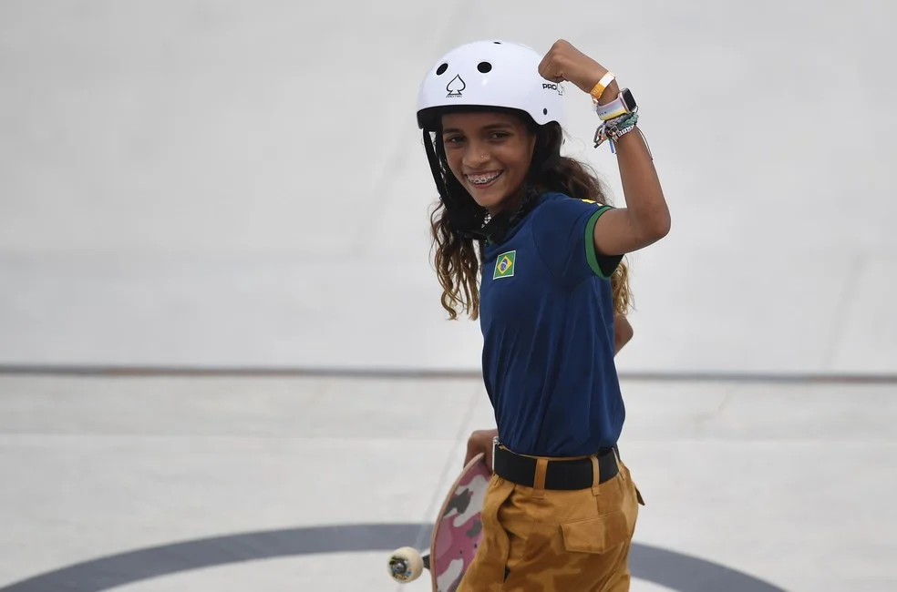 Aos 13 anos, Rayssa Leal se torna medalhista mais jovem do esporte olímpico brasileiro