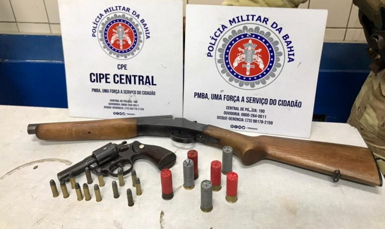 Dois ciganos foram presos com armas e munições em Jequié