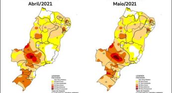 Em maio seca se atenua em Pernambuco e Alagoas e se agrava na Bahia, Ceará e Rio Grande do Norte.