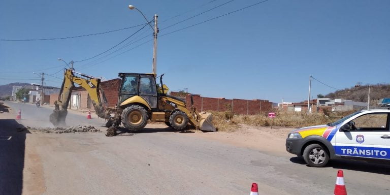 SMTran está removendo quebra-molas em desacordo com a legislação de trânsito em Guanambi