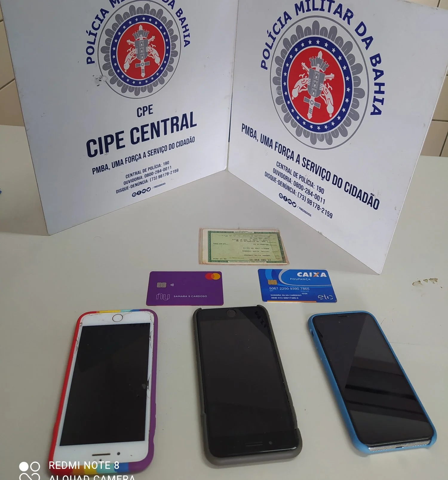 Cipe Central recupera três celulares com ajuda de GPS em Jequié