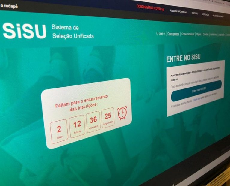 Prazo para matrícula no Sisu termina na próxima segunda