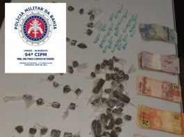 Polícia prende suspeito de tráfico de drogas em Licínio de Almeida