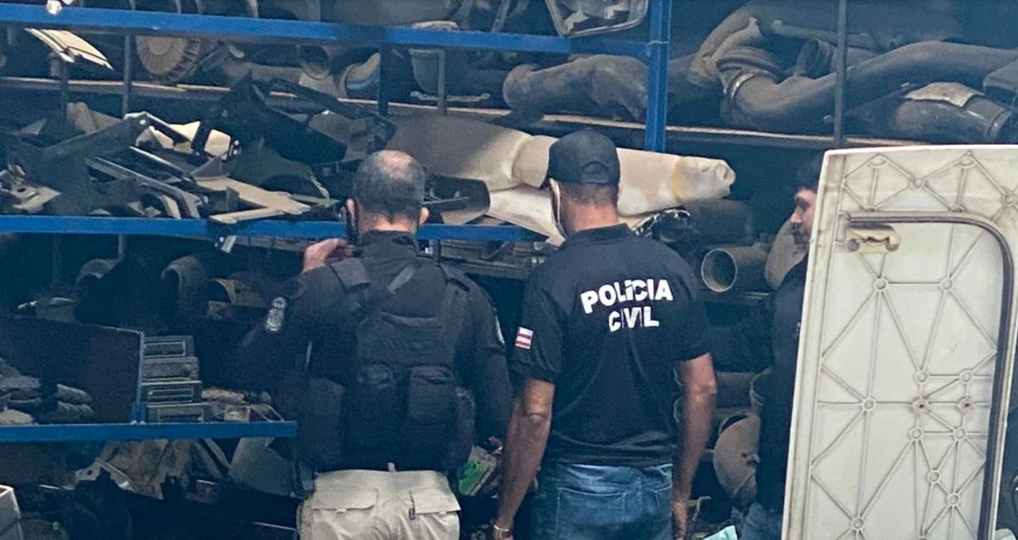 Operação investiga quadrilha de roubo de cargas e desmanche de veículos em Brumado e Luís Eduardo Magalhães