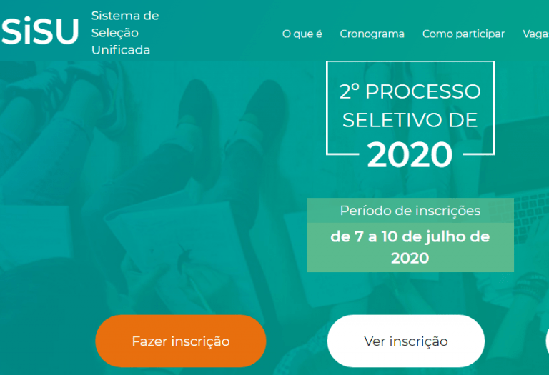 Inscrições para o Sisu começam nesta terça-feira