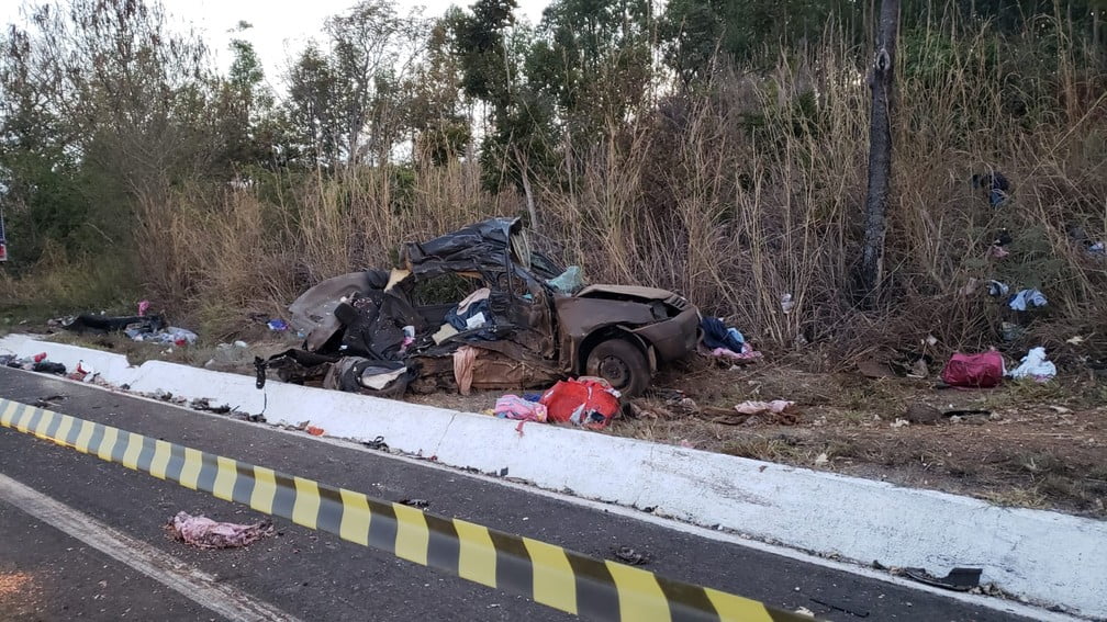 Seis pessoas da mesma família morreram em acidente no Norte de Minas