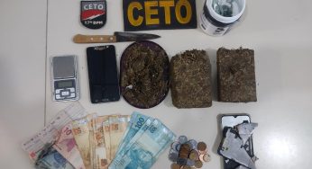 Homem foi preso suspeito de tráfico de droga em Guanambi