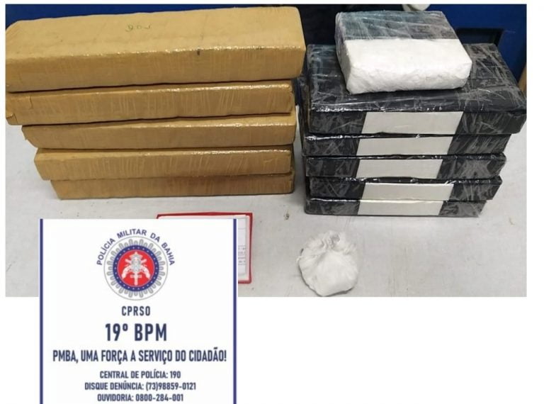 Treze quilos de drogas foram apreendidos em Jequié