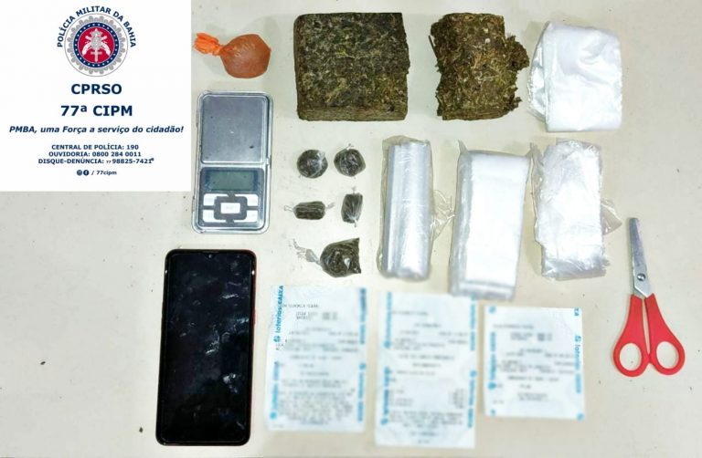 Suspeito de traficar drogas foi preso em Vitória da Conquista