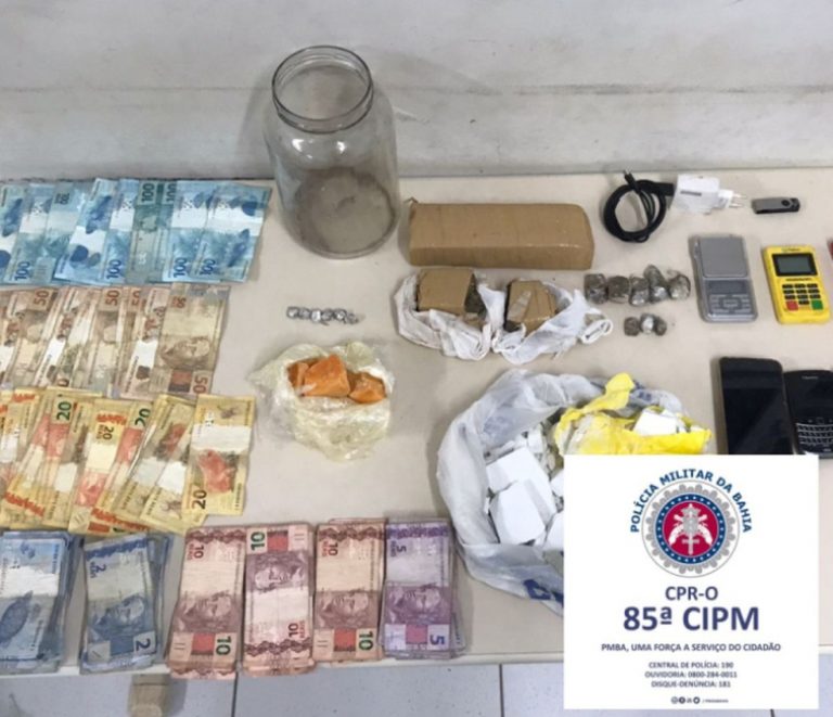 Mulher foi presa por tráfico de drogas em Luís Eduardo Magalhães