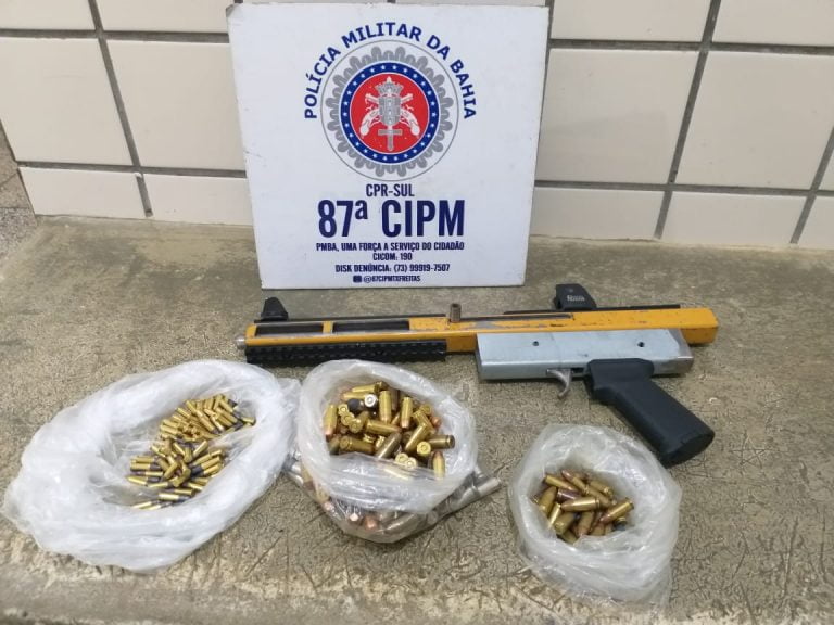Fábrica clandestina de arma de fogo foi encerrada em Teixeira de Freitas