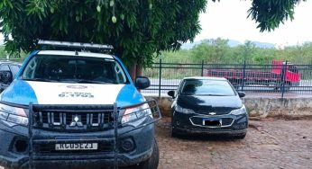 Veículo roubado em Monte Azul foi recuperado pela polícia em Guanambi, suspeito foi preso