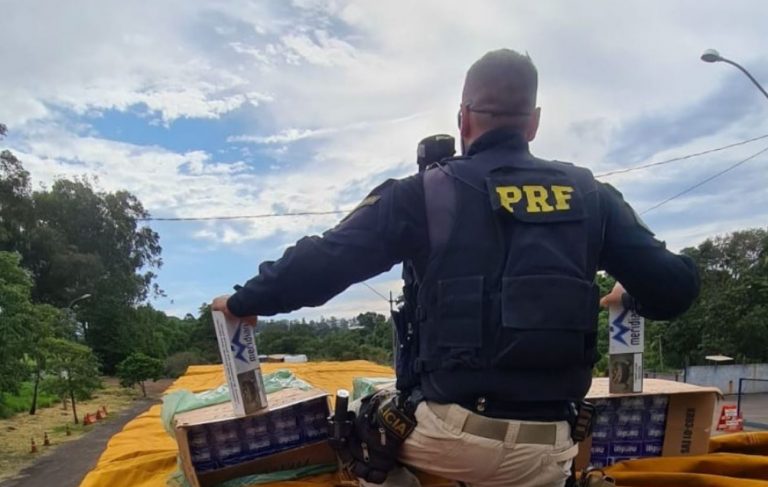 Carga com 35 mil pacotes de cigarros contrabandeados que iria para Vitória da Conquista foi apreendida em Minas Gerais