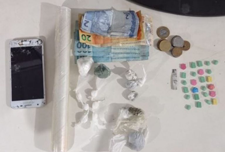 Três homens foram presos com maconha, cocaína e ecstasy em Guanambi