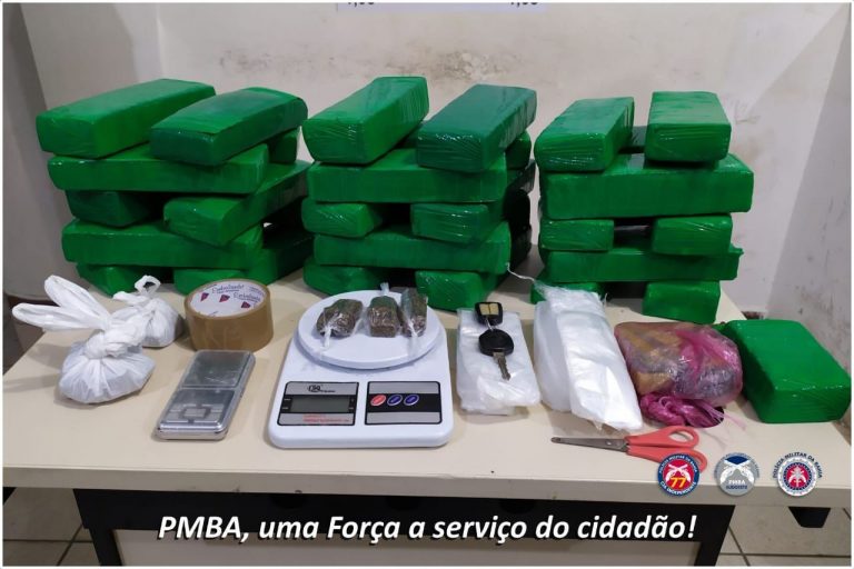Homem foi preso com 20 quilos de maconha em Vitória da Conquista