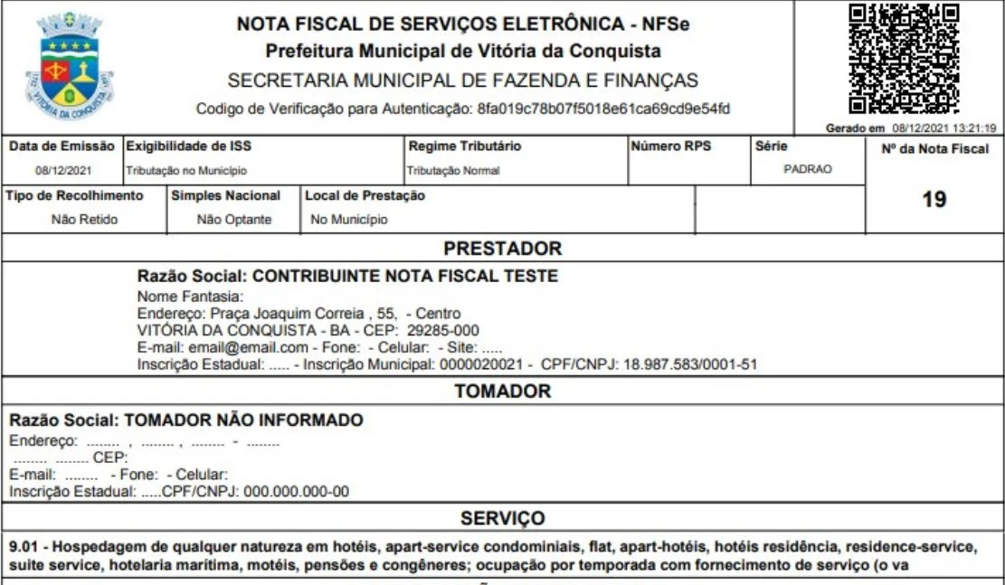 Sistema de emissão de notas fiscais de Vitória da Conquista será substituído em janeiro