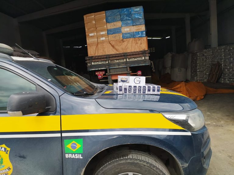 PRF apreendeu quase R$2 milhões em cigarros contrabandeados em Jequié